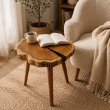 Scale reference photo showing table dimensions in a room