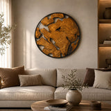 Installation and care instructions for the live edge olive wood wall art