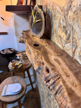 Shelf edge profile showing thickness